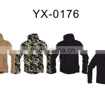 New arrival cheap bodywarm camo soft shell jacket