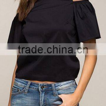 Runwaylover EY2210B New Style 2017 Ladies Fashion Off=Shoulder T-Shirts
