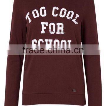 2016 Wensfashion Sweatshirt Shop Costume Women Leather Long Sleeved Pullover Sweatshirts photo-3