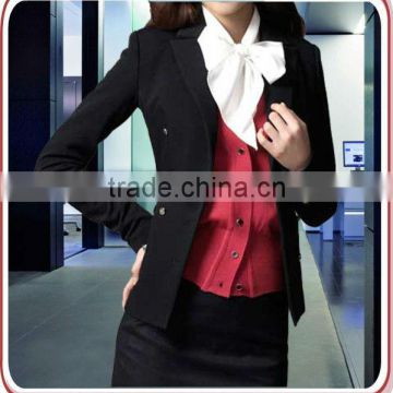 Ladies elegant business suit uniform sets, women office uniform design 2013 newest style, fashion lady suit sets office workwear