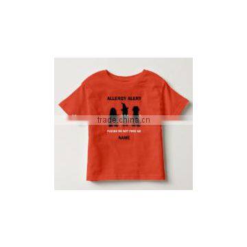 wholesale little boys fashion Halloween boy orange print T-shirt