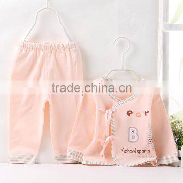 2017 Newest Style Baby Bamboo Clothing Set Infant Organic Cotton Clothes photo-5