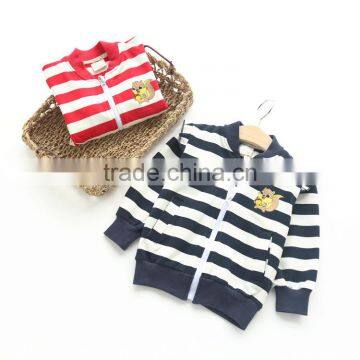 Spring Casual Style Striped Cotton Wholesale Girls Jacket photo-2