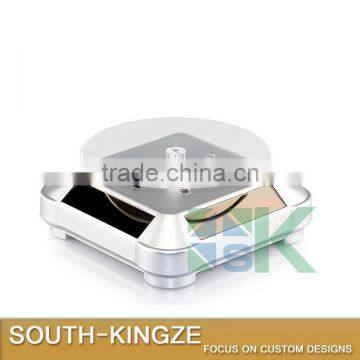 Square Acrylic Rotating Solar Power Display Case/Display Stack