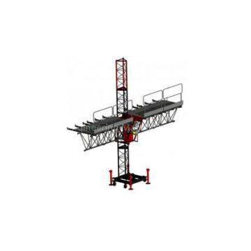 Aerial Single Lifting Mast Climbing Work Platform for Building Decoration 150m Height