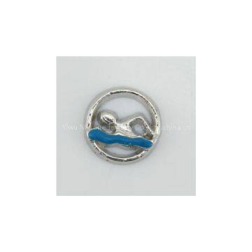 Silver Swimming Charm