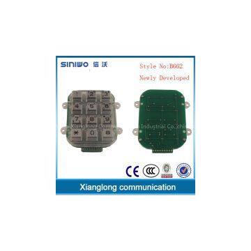 4x3 Matrix Array 12 LED Key Metal Keypad for outdoor lock