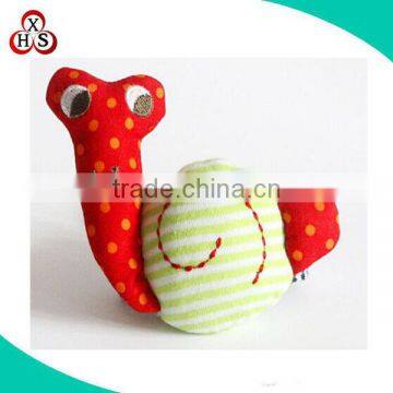 High quality soft plush animal shaped baby rattles