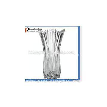 LongRun Unique And Exquisite Shape Tall Glass Vases For Wedding Decoration