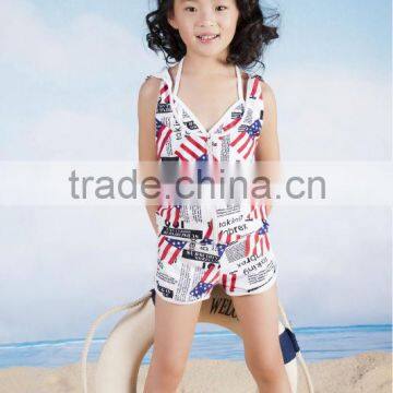 2014 July 4th Patriotic girl swimsuit