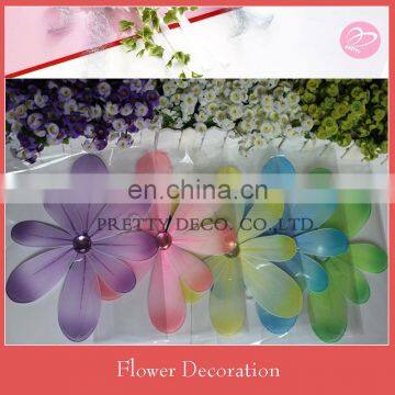 Bead and glitter Nylon flower wholesale