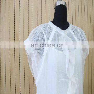 Elegant Summer Transparent Flounce Silk Knit Slip Dress photo-5