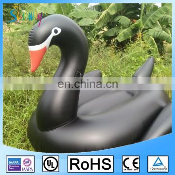 Swimming Pool toy Mattress Inflatable Black Swan Pool Float