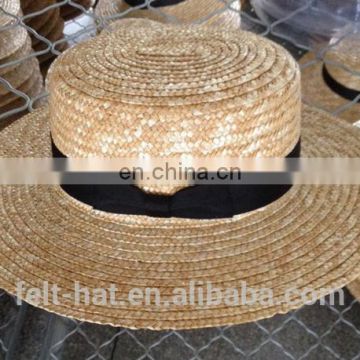 2016 collection wheat straw boater hat