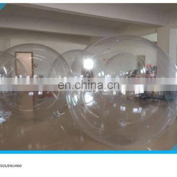 6 ft inflatable clear balloon/clear helium balloon for sale