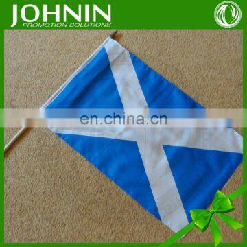 Eco-friendly Custom Advertise Outdoor Fabric Polyester Held Hand Flag photo-5