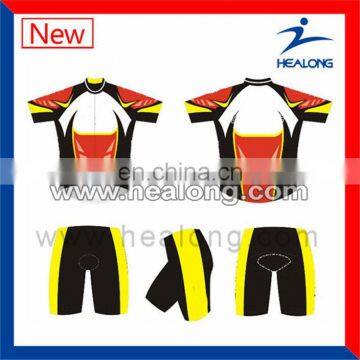 Healong Dropship Quick Dry Custom Design Lycra Cycling Bib Short