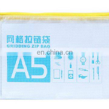 A3,B4,A4,B5,A5,A6,B6 Plastic Clear File Folder Wholesale Custom Mesh Document Bag With Zipper for Documents and Receipt photo-6