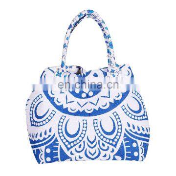 Indian Handbags Women Shoulder Bag Hippie Mandala Tote Bag Handmade Shopping Bag