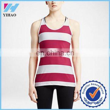 Trade assurance Yihao women summer string and mesh back tank tops