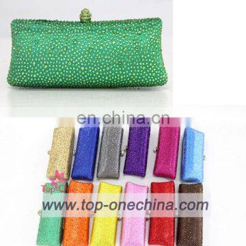 Promotion price plain party clutch bag,pink color women bag,elegant clutch evevning bag