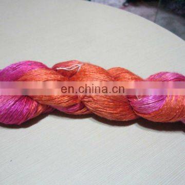 Spun silk