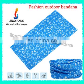 LSB-0623 Lingshang multifunctional bandana 100% polyester fashionable scarf