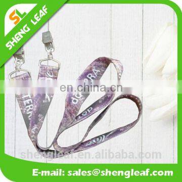 Custom silk screen printing car logo lanyard