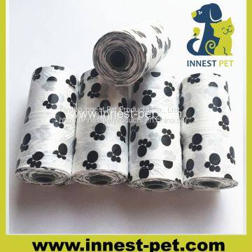 Biodegradable Pet Dog Poop Bags Custom Printed Poop Bags Dog Waste Bags for Outside Use