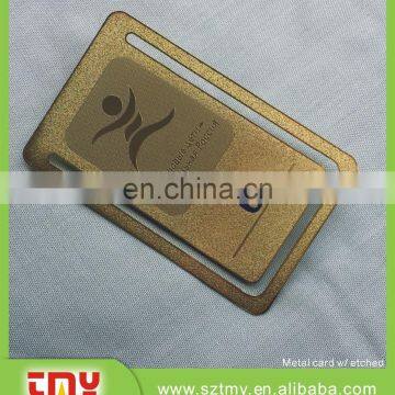 Metal Gold Card for Club Membership