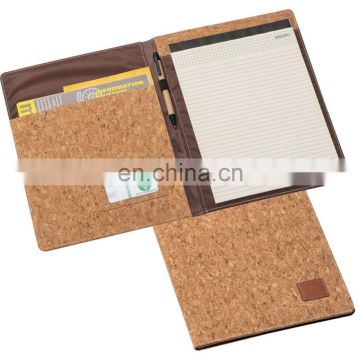 promotion office cork PU leather journal organizer notebook NOTEBO920