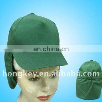 children's cap with neck-protection