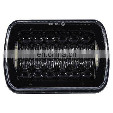 DOT SAE E9 Emark dual color led h4 headlight daul color led headlight for truck for harley for jeep
