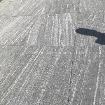 Grey Landscape Granite,Negro Santiago Granite,G302 ,Dark Grey Waves Veins Granite,grey Granite Wall Pavings photo-2