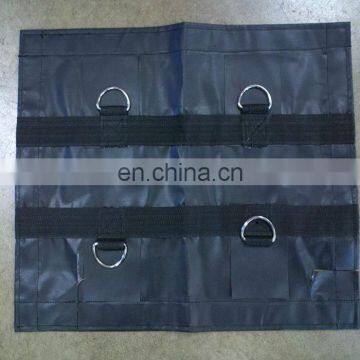 D-Rings Box Stitched PVC Lumber Tarpaulin