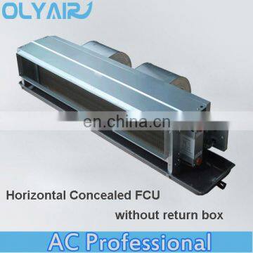 OlyAir Horizontal concealed Fan coil unit, hot water fan coil unit, chilled water central air conditioner fan coil unit