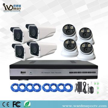 8chs H. 265 1080P Full Color in Day & Night Poe IP Camera Systems