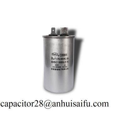 AnHui SH CBB65 High Capacitance 25uf 30uf 60uf 100uf Capacitor