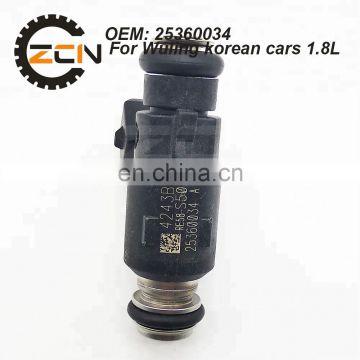 customized Replacement Car fuel injectors common rail injection 25360034 For Wuling korean cars 1.8L