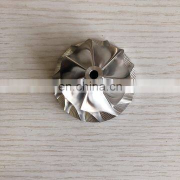 TD04HL 42.00/56.00mm 7+7 blades high performance turbo billet/milling/aluminum 2618 compressor wheel