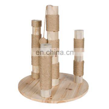 Natural Wooden, Cat Toy,wooden Cat House With BSCI,sedex photo-5