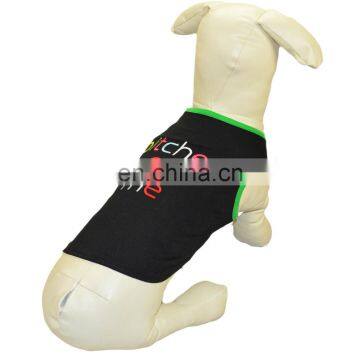 custom plain black cool pet apparel cheap dog clothes for small dogs