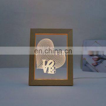 Novelty Small Photo Frame 3d Night Lamp Kids Night Lamp Portable Night Lamp photo-6