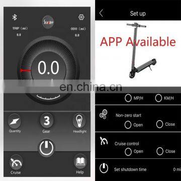 8.5 Inches Tires Motors 350W Double Front Brake Folding Electric Scooter photo-6