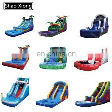 Indoor Outdoor Backyard Playground Inflatable Water Pool Kids Wet Slide Waterslide For Kids photo-3