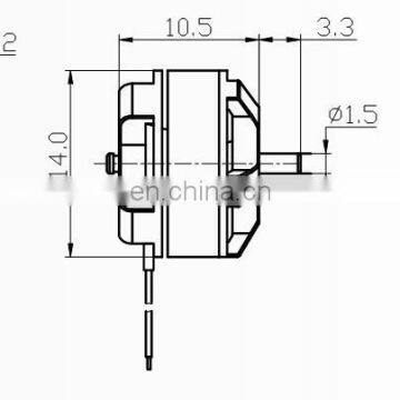 D1103C 7.4-64.4W 11.1V 7.4V 3.7V 48v 250w KV6500-10000 Electric Brushless Motor for Power Tools and Robots