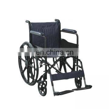 2021 light weight wheelchair manual chromed steel frame wheelchair