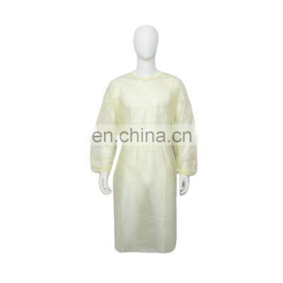 Level 2 Disposable Isolation Gown  Blue Medical Work Wear Coveralls Water Resistance Isolation Gowns