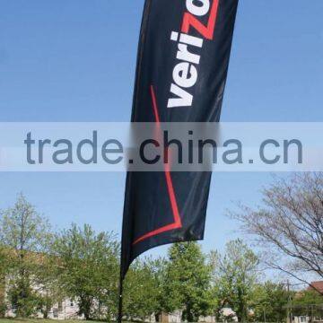 Outdoor custom making cheap beach flag with custome logo