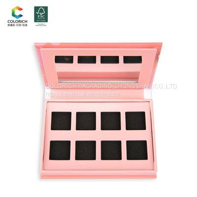 Custom Empty Makeup Cardboard Eyeshadow Palette Wholesale Your Own Color Empty Eyeshadow Plastic Containers Empty photo-5